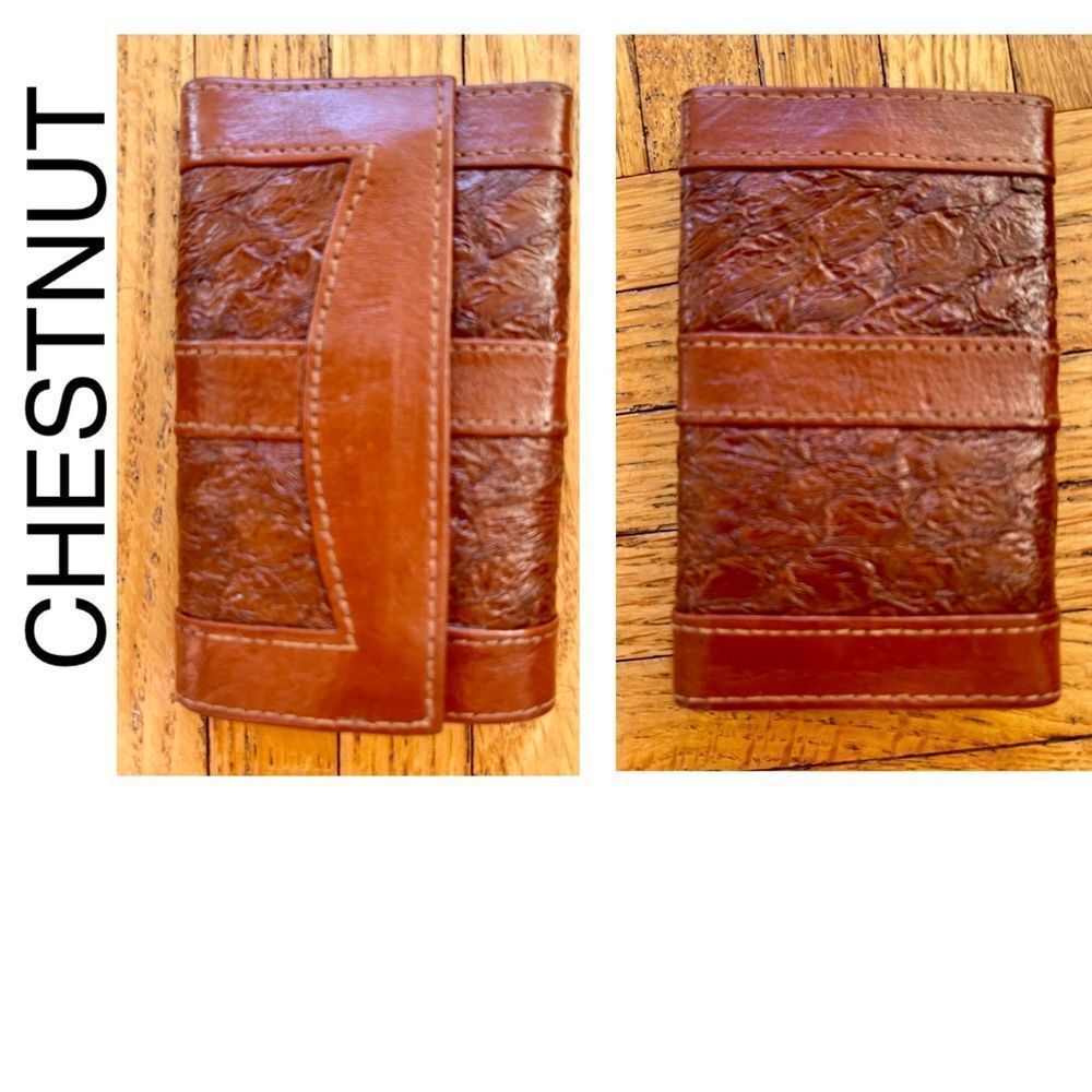 Men’s Fish Leather Key Chains From India NEW - Picture 5 of 8
